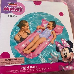 Brand New Minnie Mouse Swim Raft